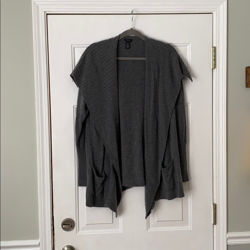 Women’s plus size cashmere/wool cardigan sweater